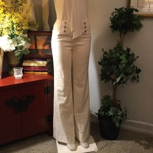 Cream Party Pants